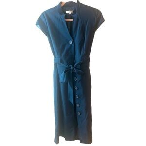 Sandra Darren Belted Shirt Dress